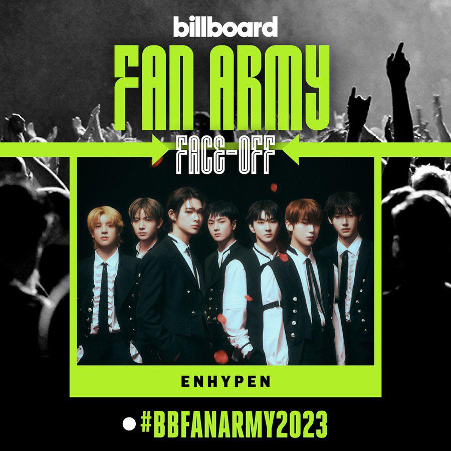 230706 Billboard Twitter: ENHYPEN - Fan Army 2023