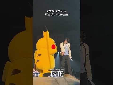 230915 Youtube Shorts: ENHYPEN with Pikachu moments in TOKYO💛