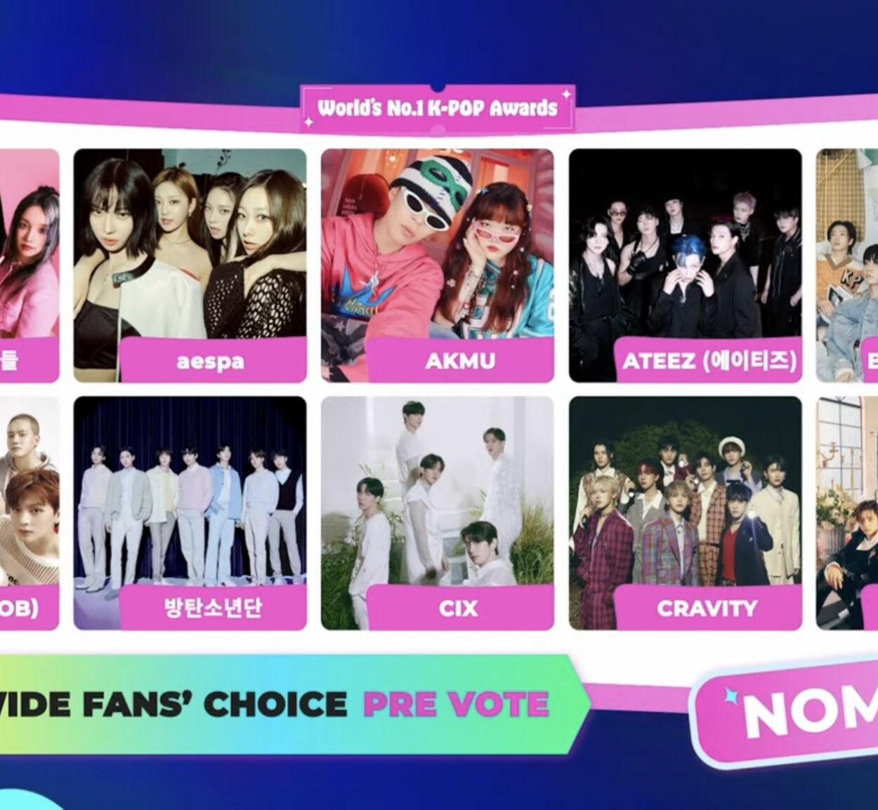 231019 ENHYPEN is nominated for “Worldwide Fans Choice” @ 2023 MAMA AWARDS