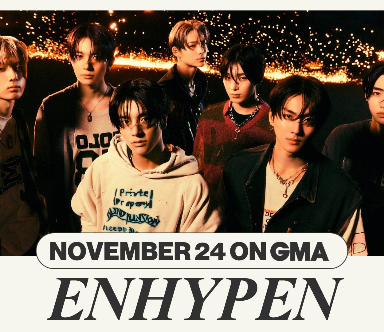 231120 ENHYPEN will perform Sweet Venom live at Times Square on Good Morning America this Friday 11.24.