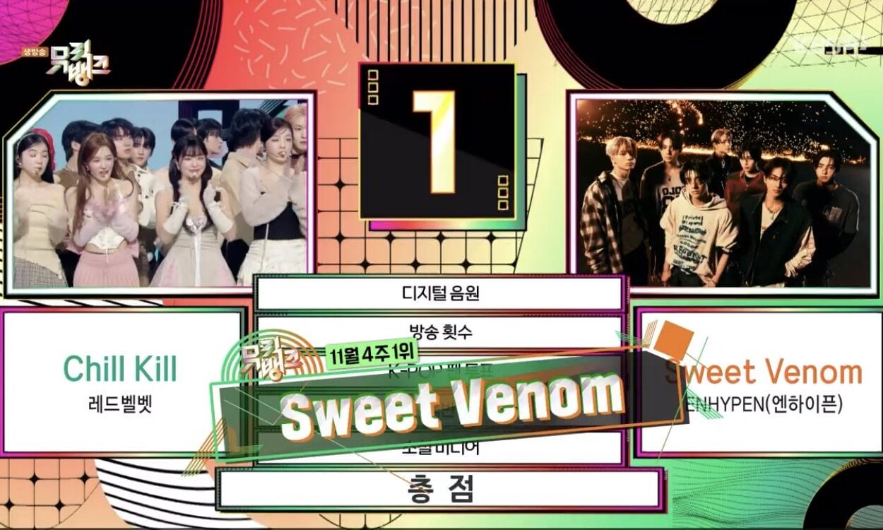 231124 ENHYPEN takes first win for 'Sweet Venom' @ KBS Music Bank