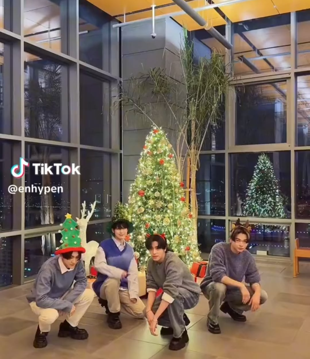 231225 Tiktok: Jungwon, Jake, Sunoo, Ni-ki