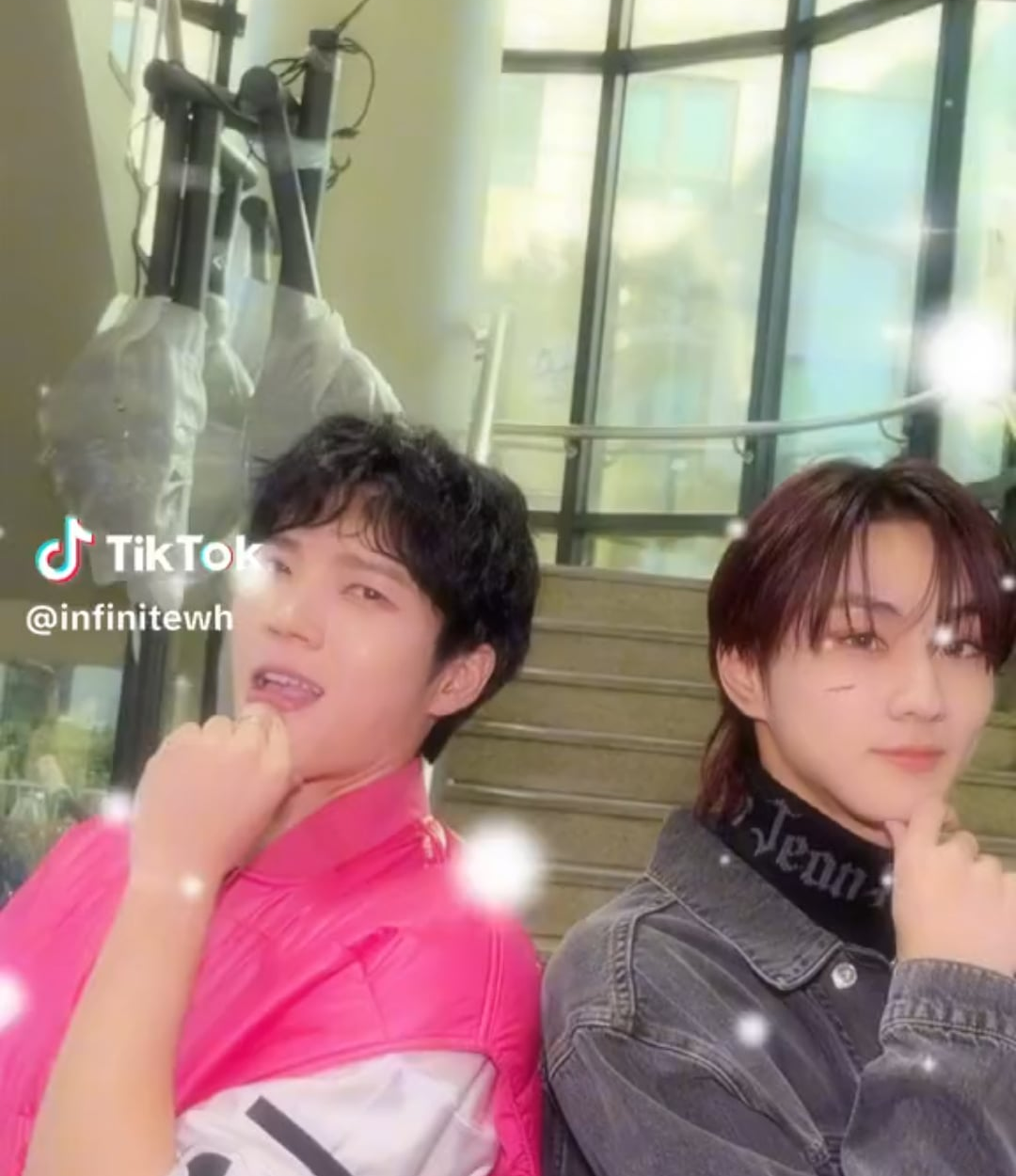 231201 Infinite Nam Woohyun Tiktok with Jungwon