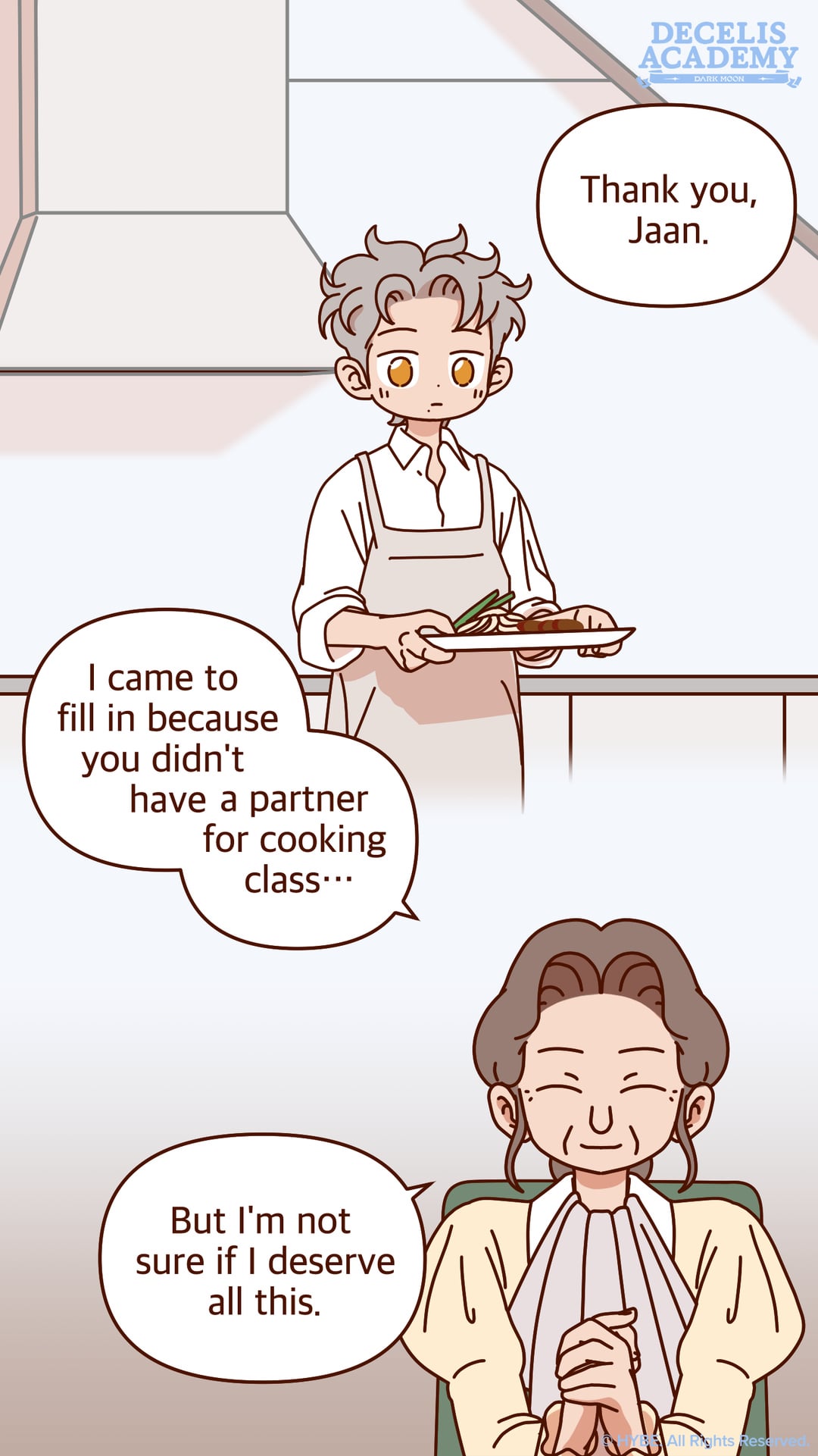 231210 DARK MOON Twitter: Decelis Academy Cuttoon - [Ep.6] Jaan's Cooking