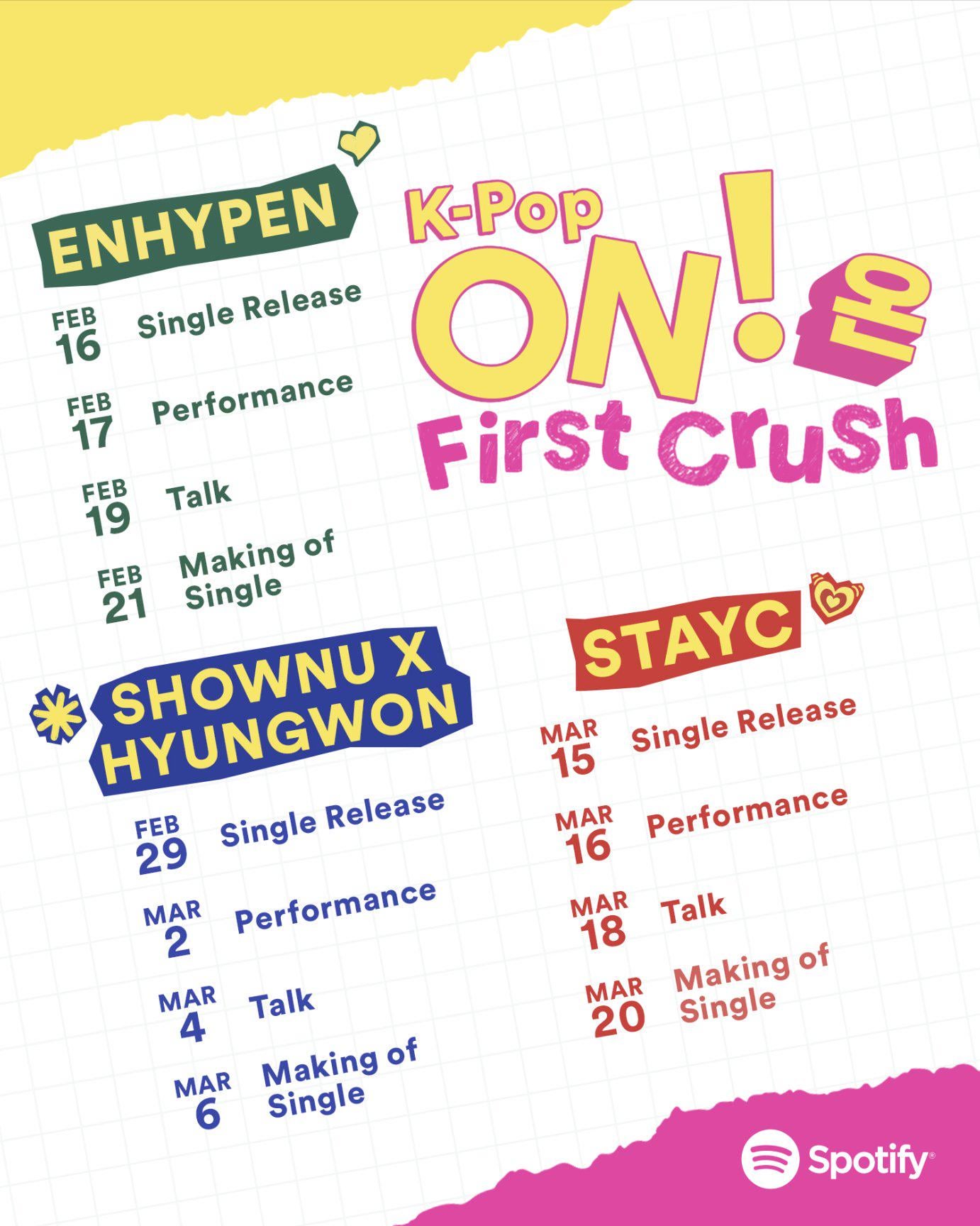 240206 ENHYPEN will release a cover single for Spotify on February 16