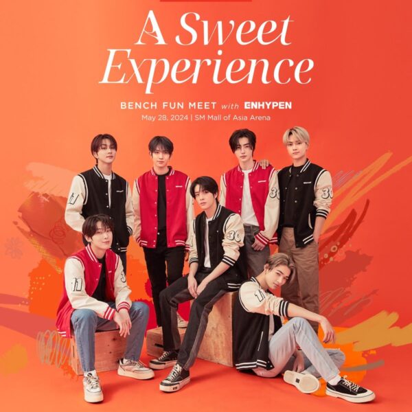 FOR FILO ENGENES!!! Clear your schedules and make way for 'A Sweet Experience' with Enhypen! May 28, 2024 at the SM Mall of Asia Arena. SAVE THE DATE!!! 📅 -Bench/ lifestyle + clothing