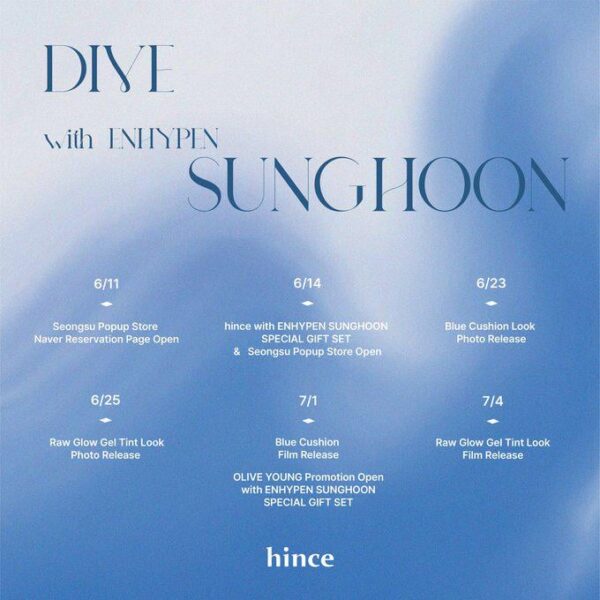 240531 Hince with Sunghoon promotion schedule (Korea)