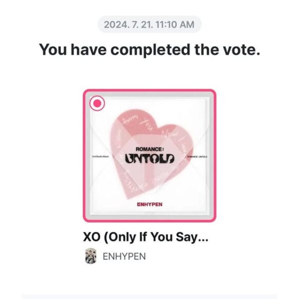 where can i see my voting certificate for mcountdown?