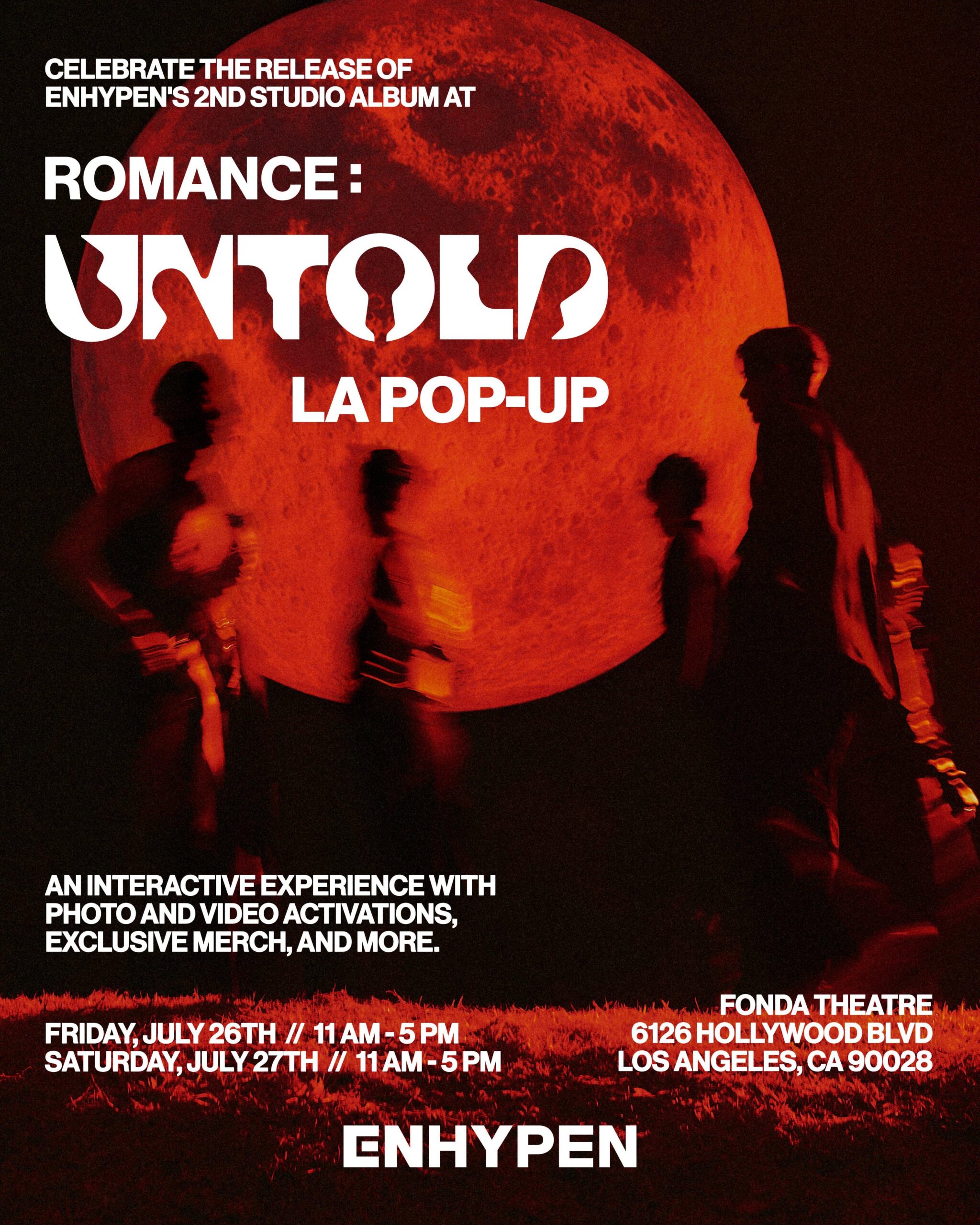 240725 Twitter: ENHYPEN OFFICIAL @ <ROMANCE : UNTOLD> LA POP-UP