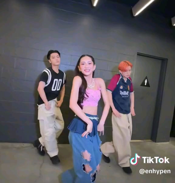 240729 Tiktok: Sunoo, Jay, Heeseung with BINI Colet, Stacey, Sheena