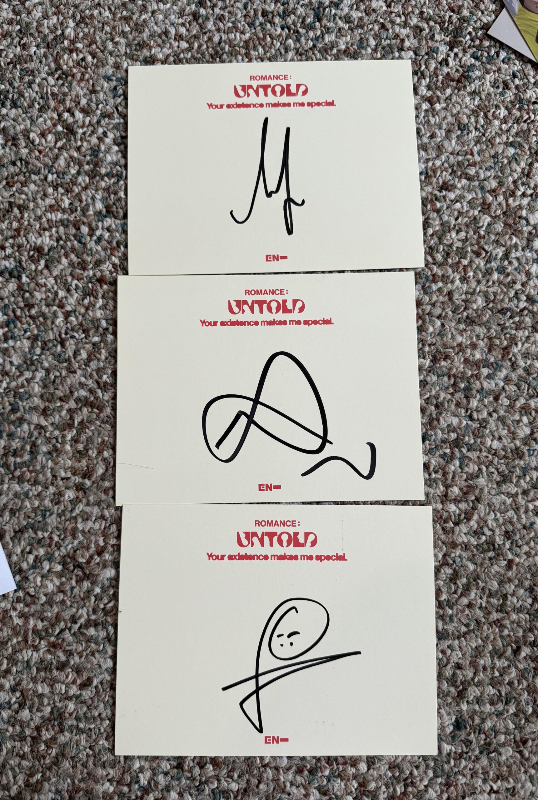 Can anyone help me confirm whose signatures these are?