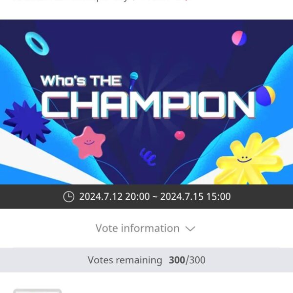 ENHYPEN is nominated for Show Champion - voting is open on IdolChamp until July 15