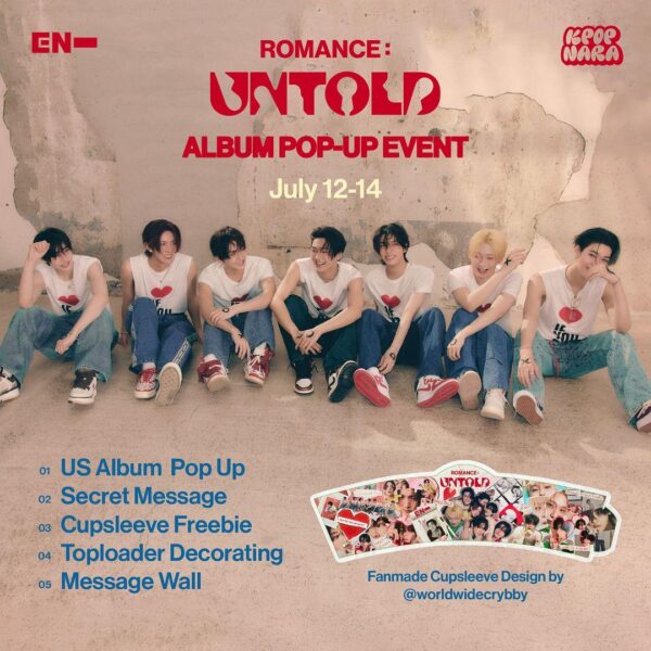 240711 ROMANCE : UNTOLD US Pop-up Events with Kpop Nara