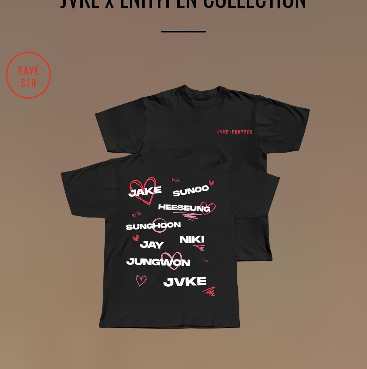 JVKE x Enhypen merch Pre-order