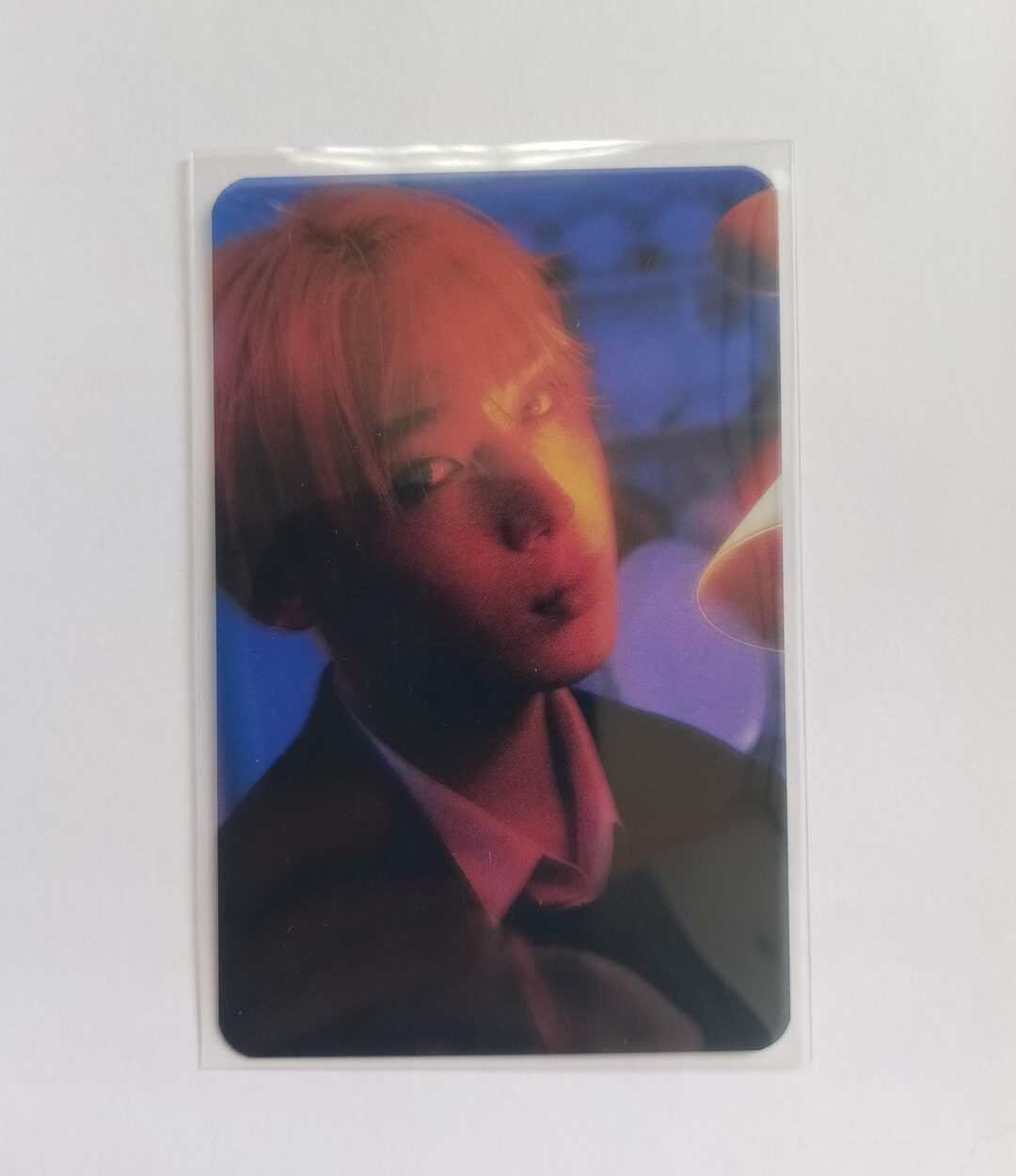 Strange transparent Sunoo photocard from Romance Untold (Concessio Version)