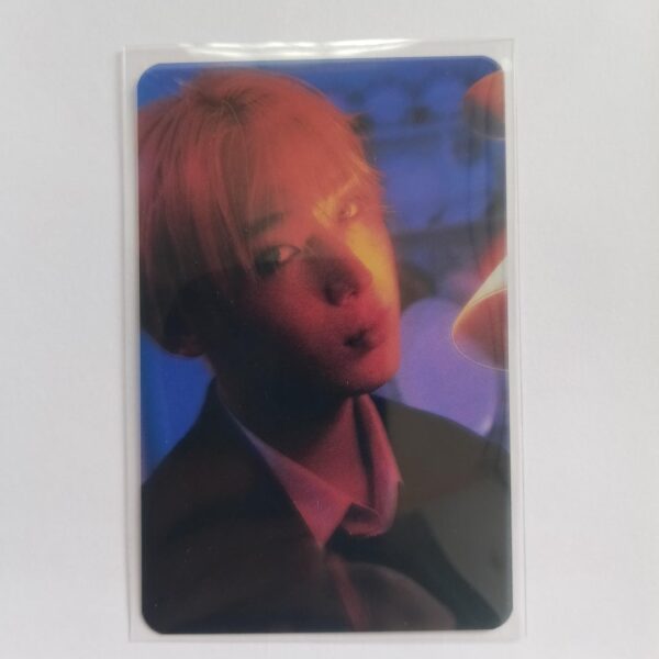 Strange transparent Sunoo photocard from Romance Untold (Concessio Version)