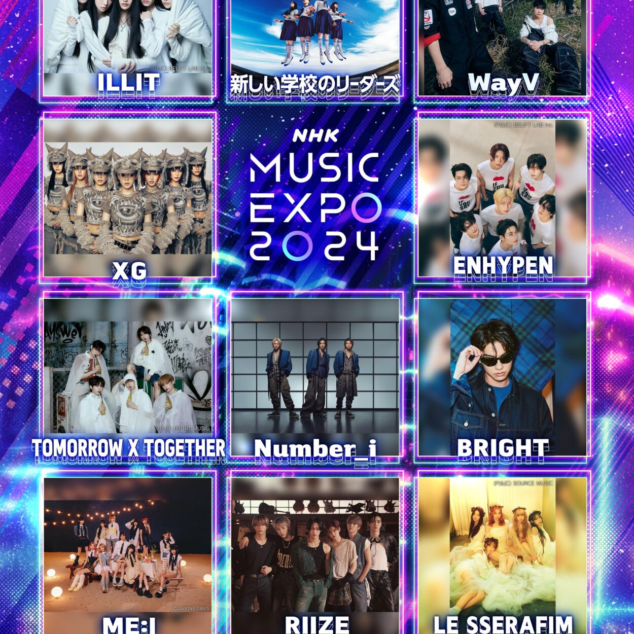 240711 ENHYPEN is part of the lineup for NHK’s “Music Expo 2024” airing on August 22