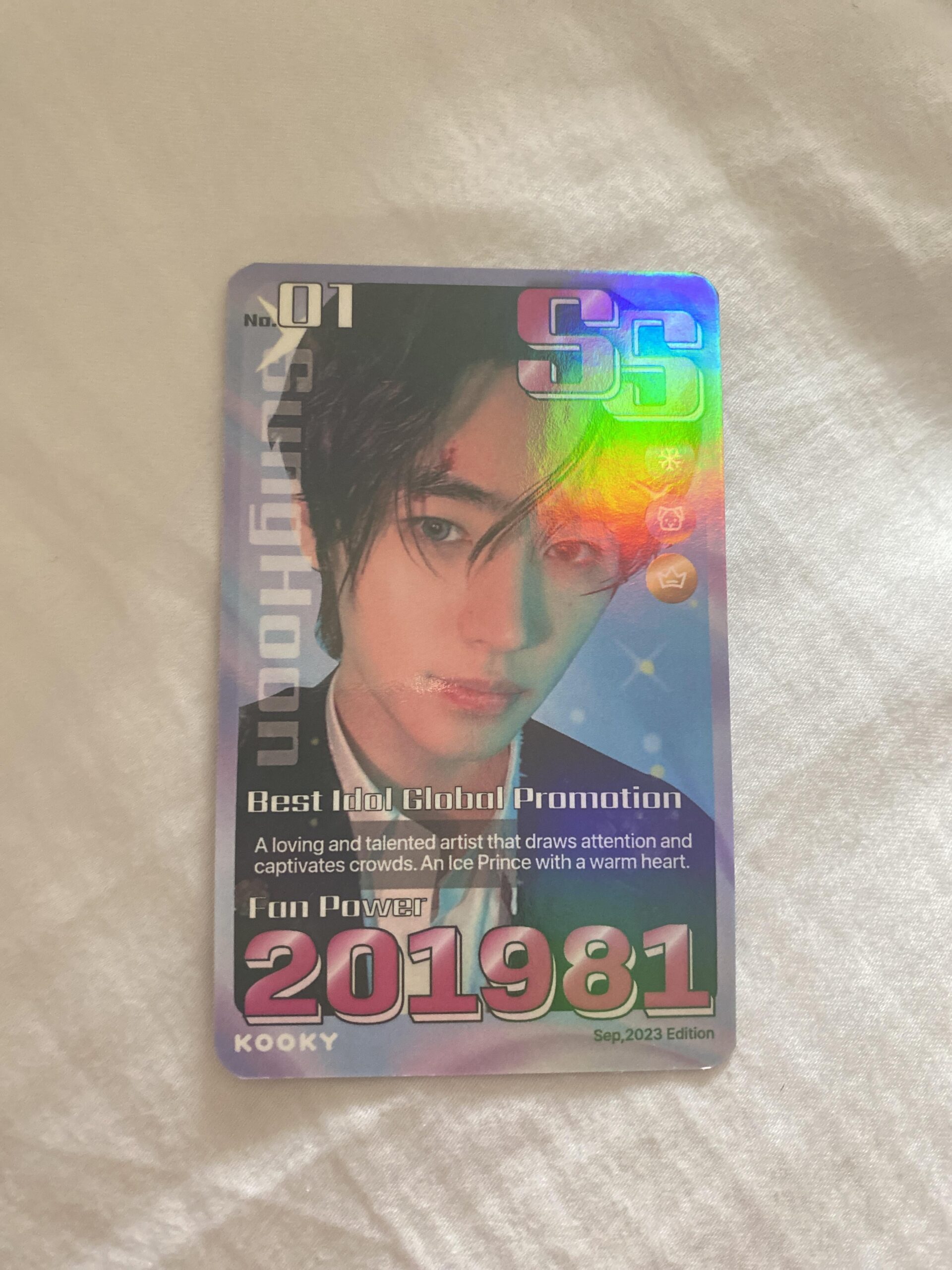 Does anyone know where this sunghoon photo card is from and how much it’s worth?