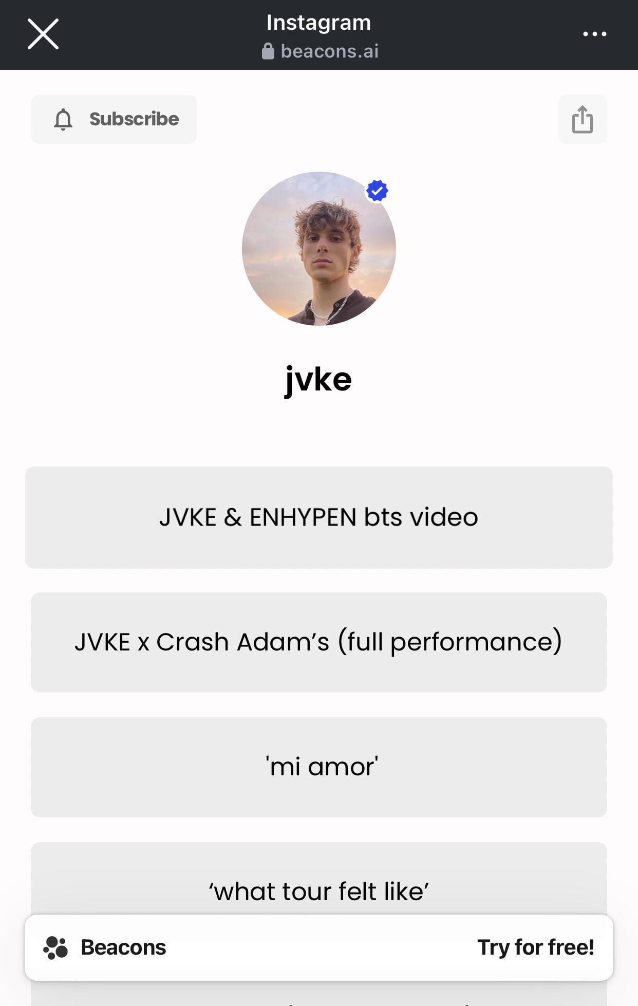 bts video of JVKE x Enhypen
