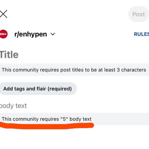 why does this community require a “5” to be added to the body text?