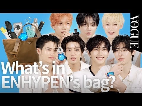 240803 [MYVOGUE] What's In My Bag with ENHYPEN