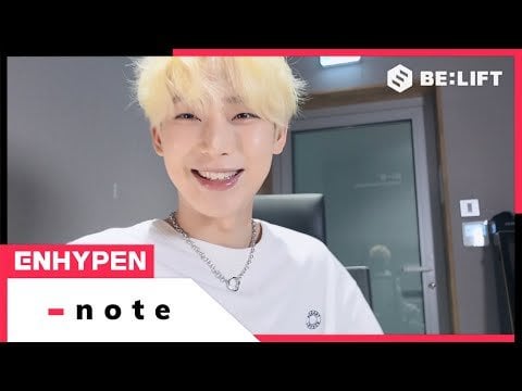 240811 [-note] 240604 SUNOO - ENHYPEN (엔하이픈)