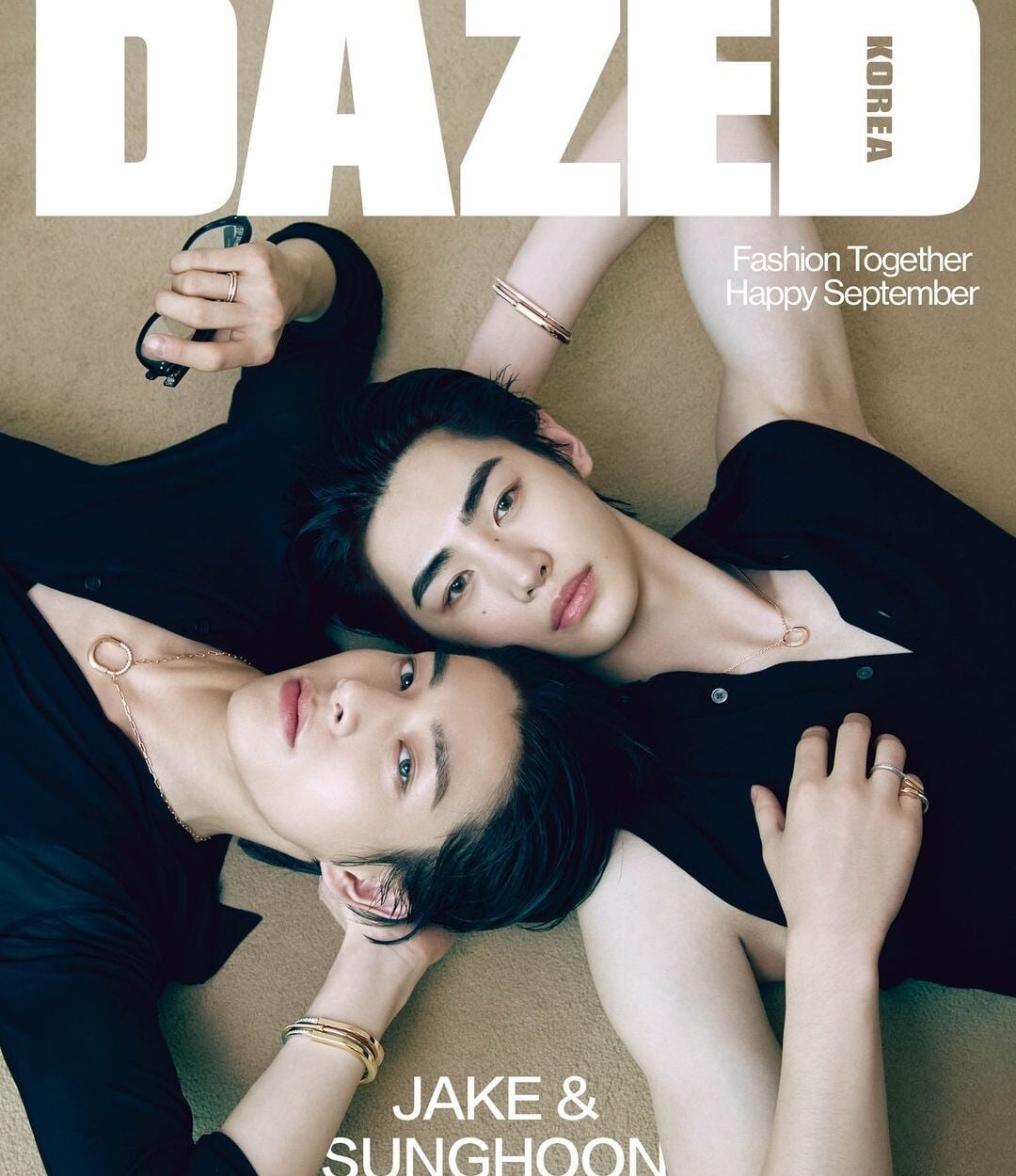 240819 Jake & Sunghoon for Dazed Korea 2024 September Issue with Tiffany & Co.