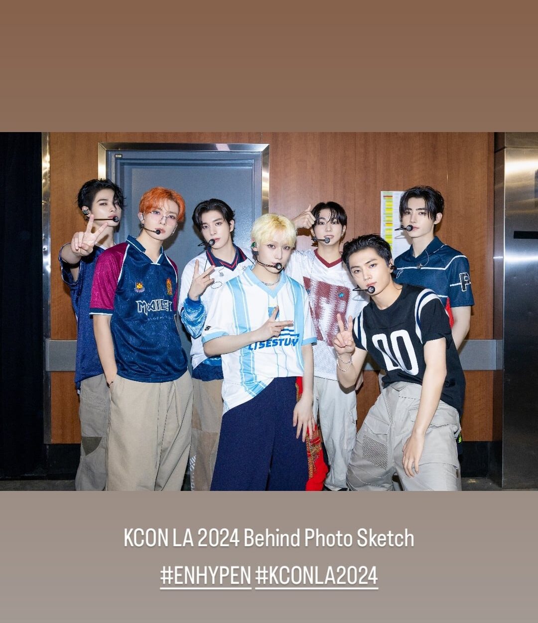 240912 Instagram Stories: KCON LA 2024 Behind Photo Sketch