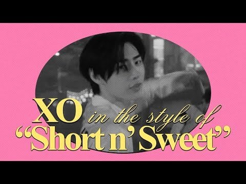 240910 if xo was in the style of short n' sweet by sabrina carpenter!