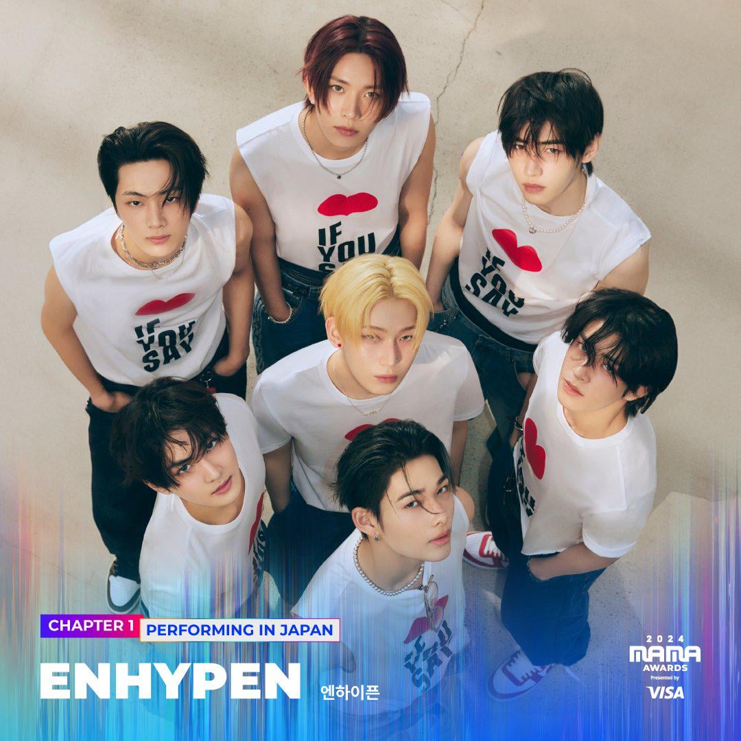 241015 ENHYPEN will be performing at MAMA Awards in Japan on November 22