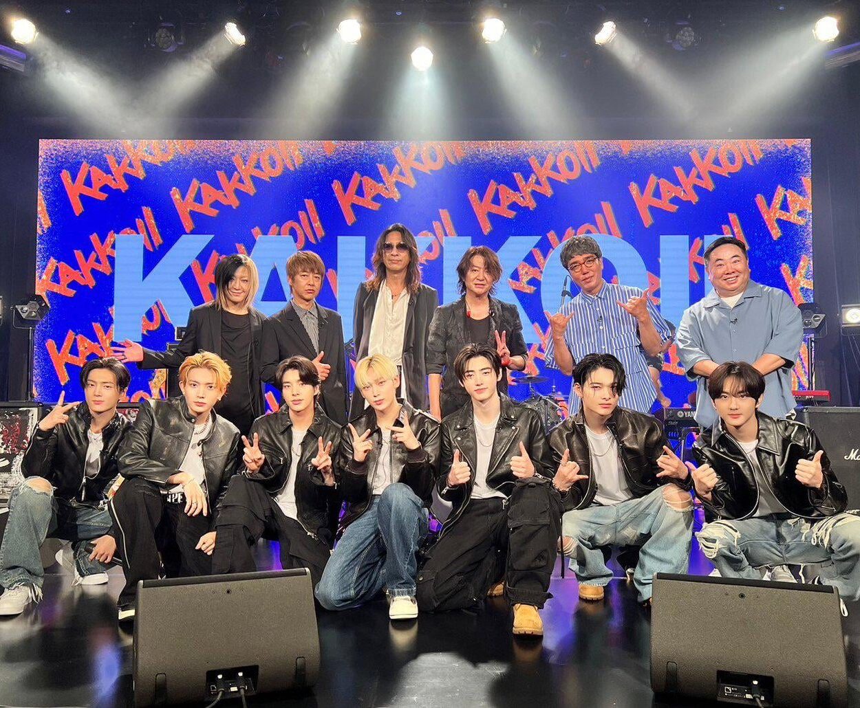 241011 ENHYPEN_KAKKOII Twitter: ENHYPEN with GLAY, Hiroaki Ogi, Muga Tsukaji