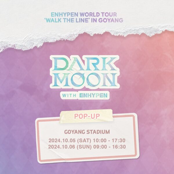 241003 Dark Moon Pop Up @ Walk the Line in Goyang